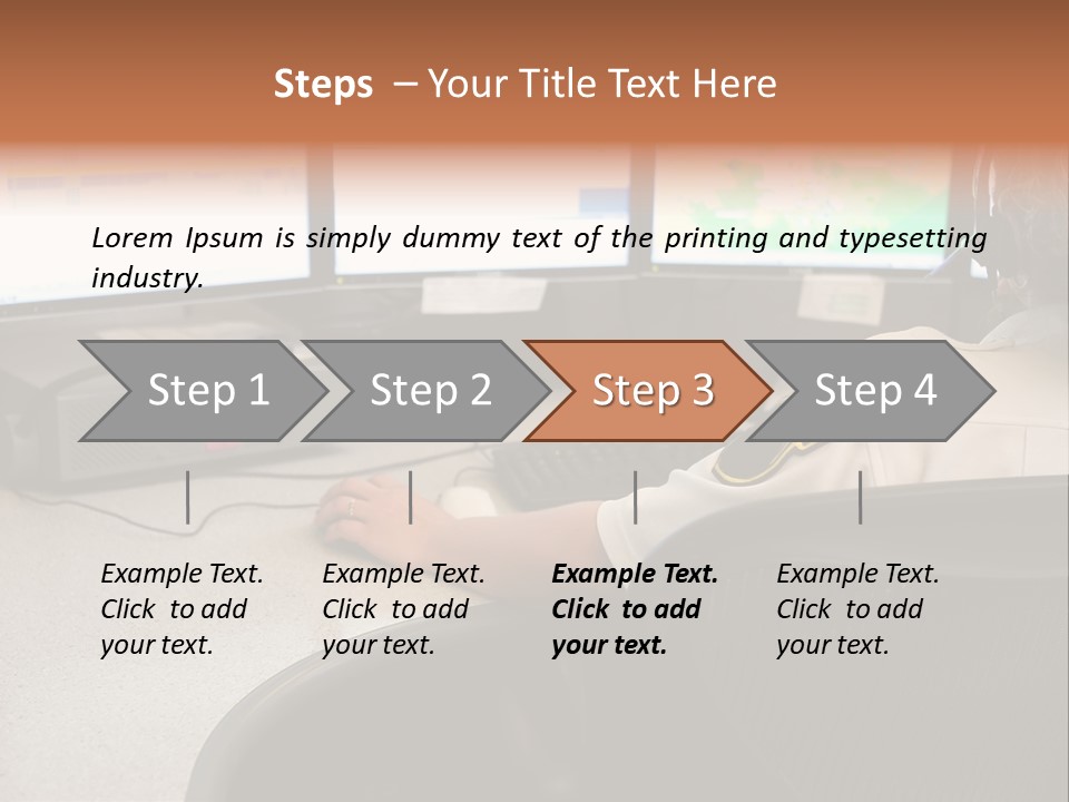 Foot Bridge Across Minnehaha Creek PowerPoint Template