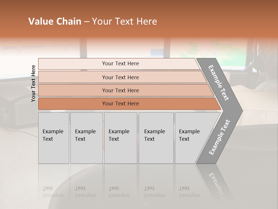 Foot Bridge Across Minnehaha Creek PowerPoint Template