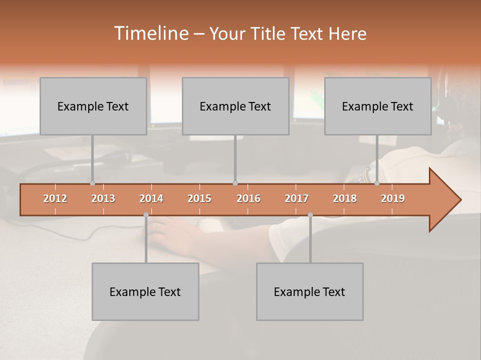 Foot Bridge Across Minnehaha Creek PowerPoint Template