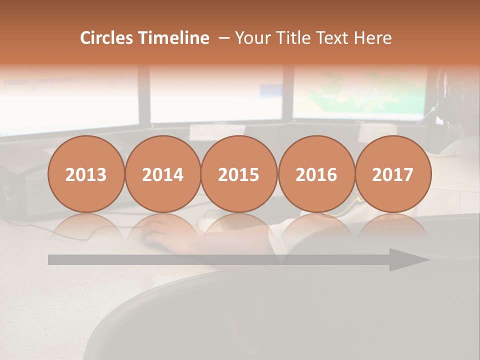 Foot Bridge Across Minnehaha Creek PowerPoint Template