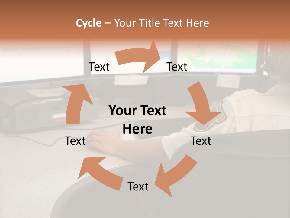 Foot Bridge Across Minnehaha Creek PowerPoint Template