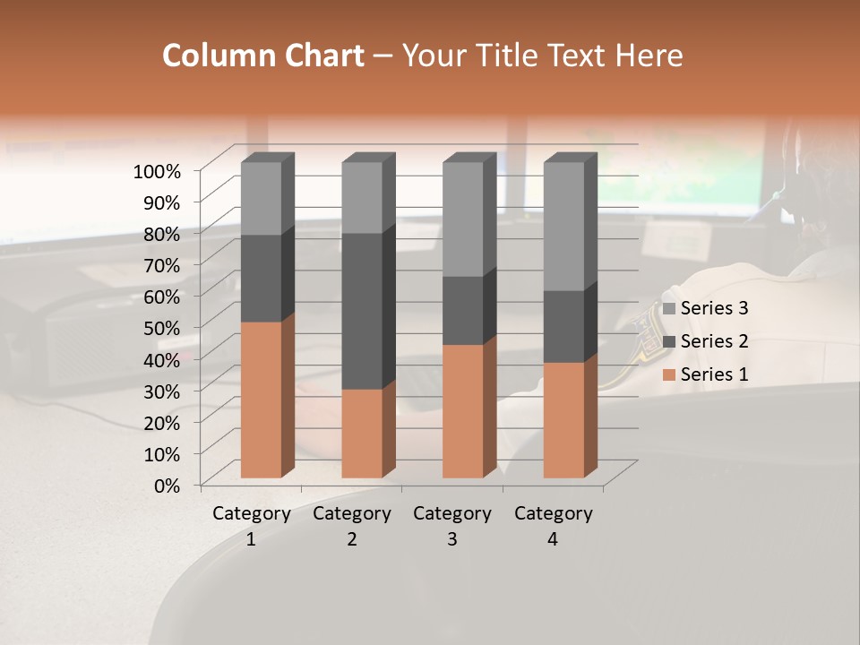 Foot Bridge Across Minnehaha Creek PowerPoint Template