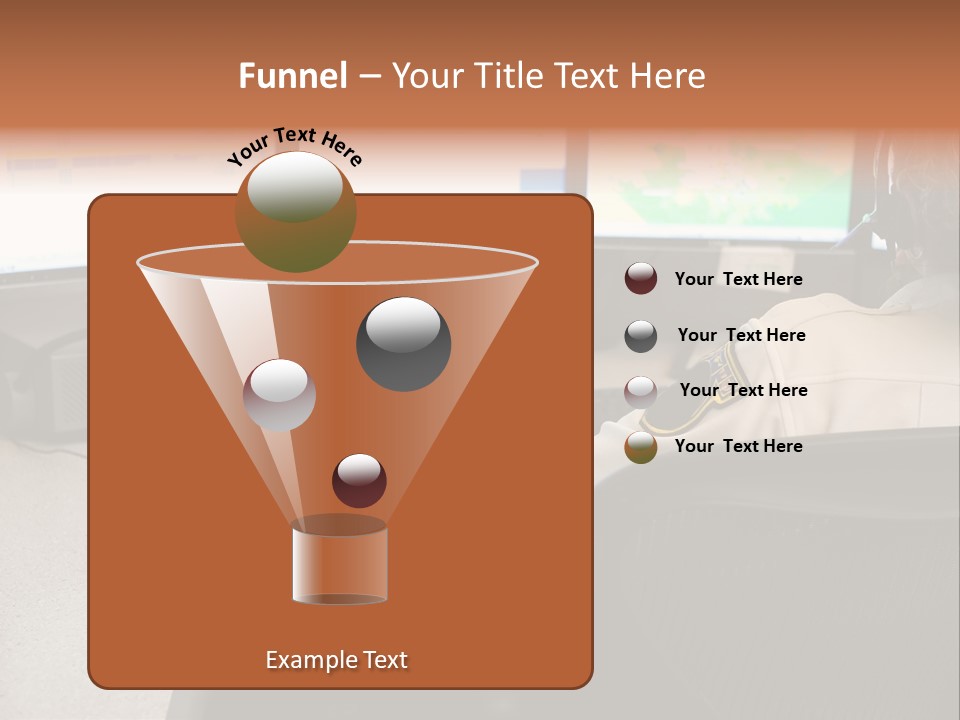 Foot Bridge Across Minnehaha Creek PowerPoint Template