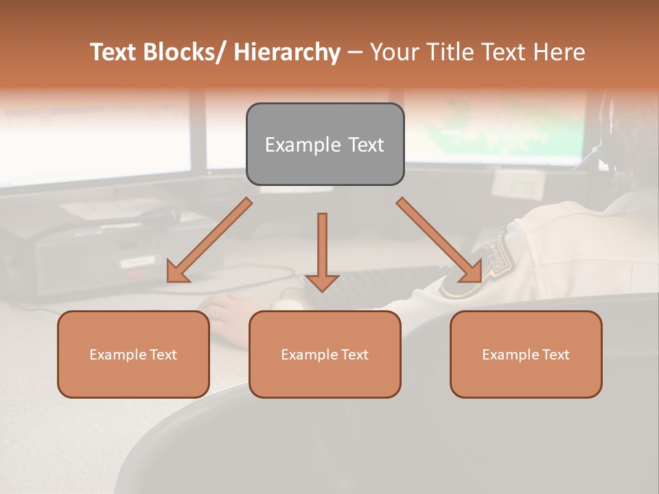 Foot Bridge Across Minnehaha Creek PowerPoint Template