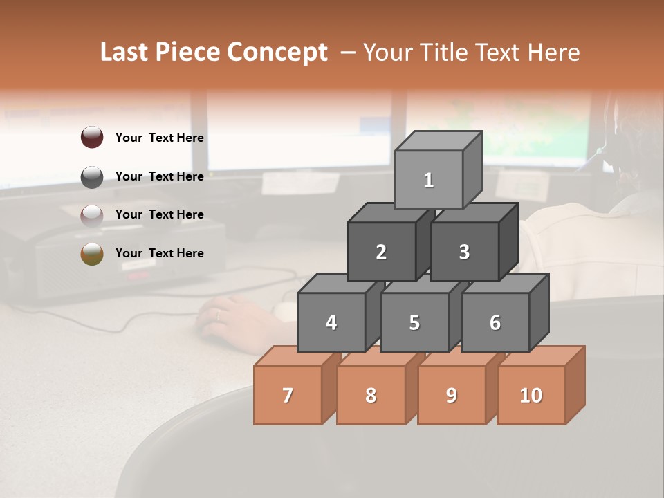 Foot Bridge Across Minnehaha Creek PowerPoint Template