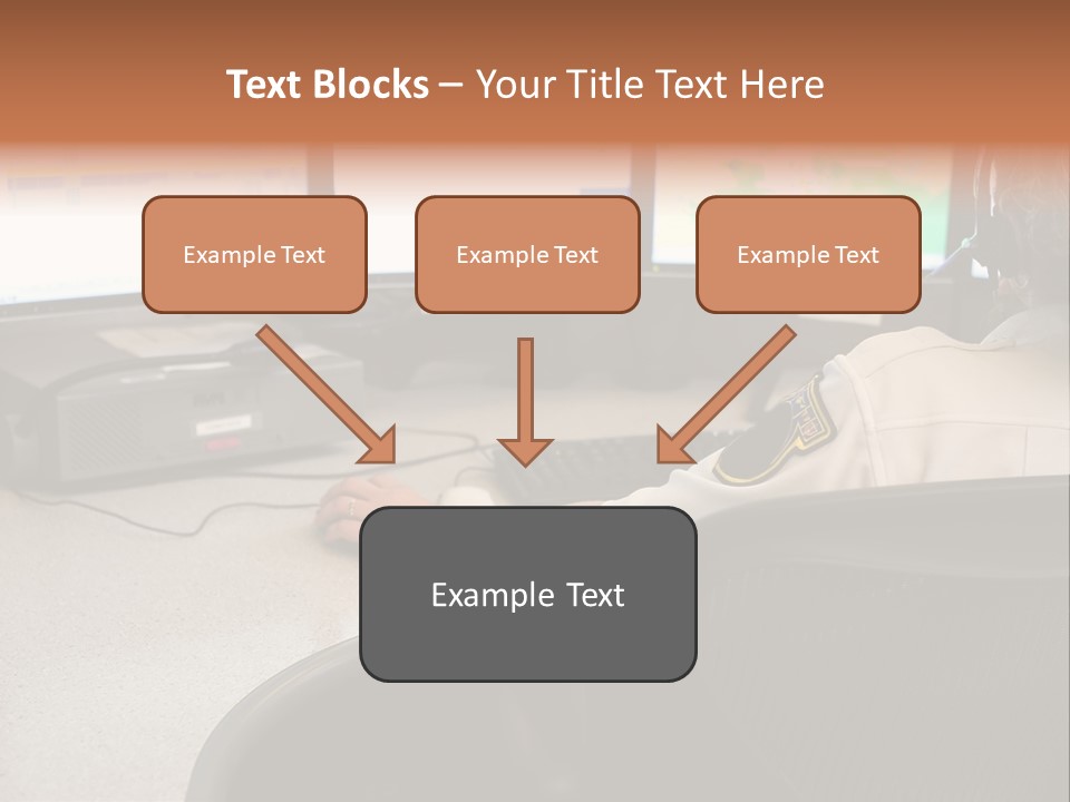 Foot Bridge Across Minnehaha Creek PowerPoint Template