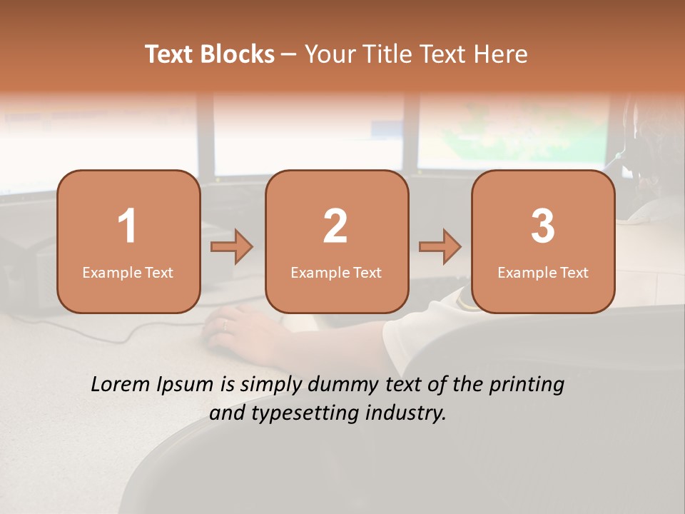 Foot Bridge Across Minnehaha Creek PowerPoint Template