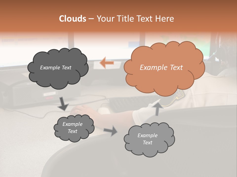 Foot Bridge Across Minnehaha Creek PowerPoint Template