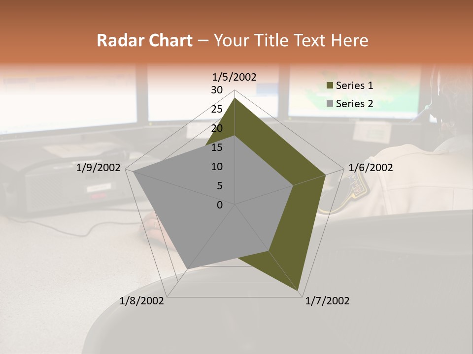 Foot Bridge Across Minnehaha Creek PowerPoint Template