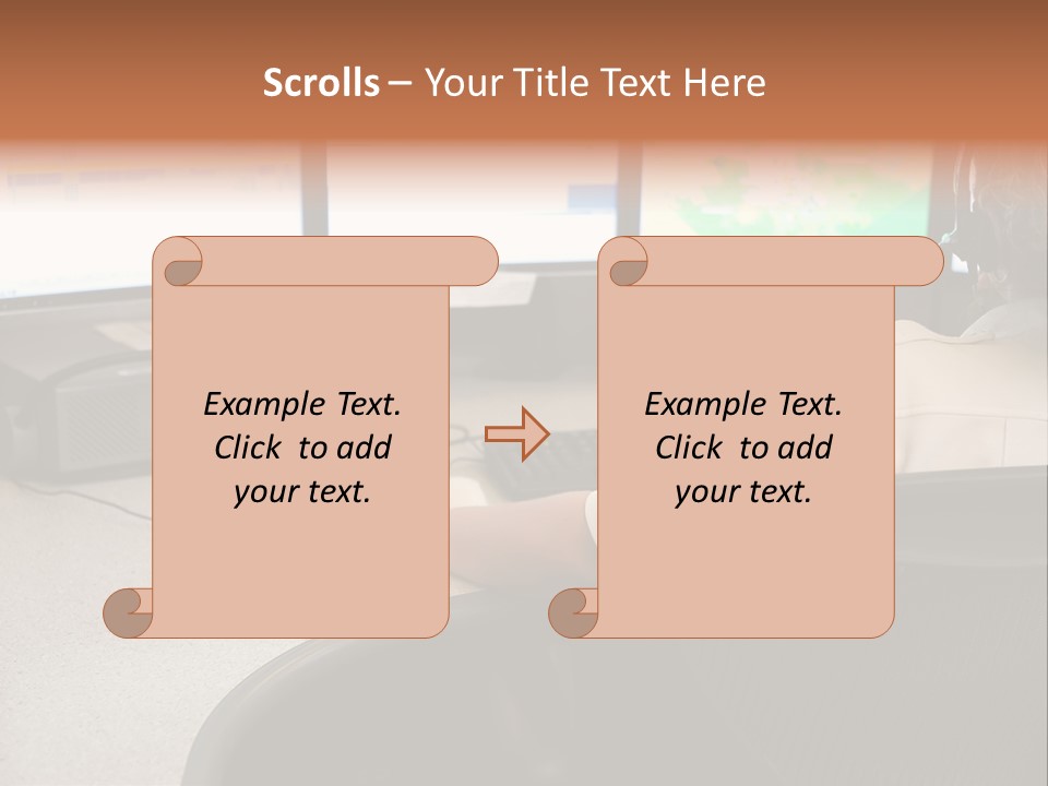 Foot Bridge Across Minnehaha Creek PowerPoint Template