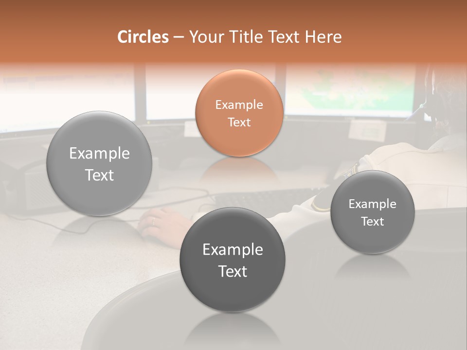 Foot Bridge Across Minnehaha Creek PowerPoint Template