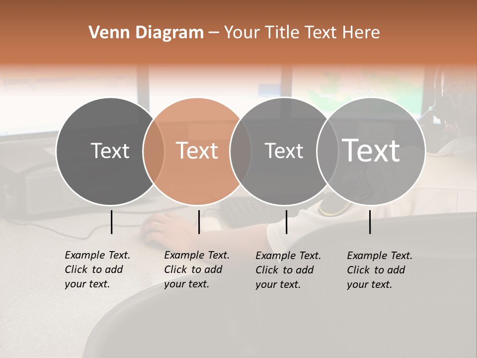 Foot Bridge Across Minnehaha Creek PowerPoint Template