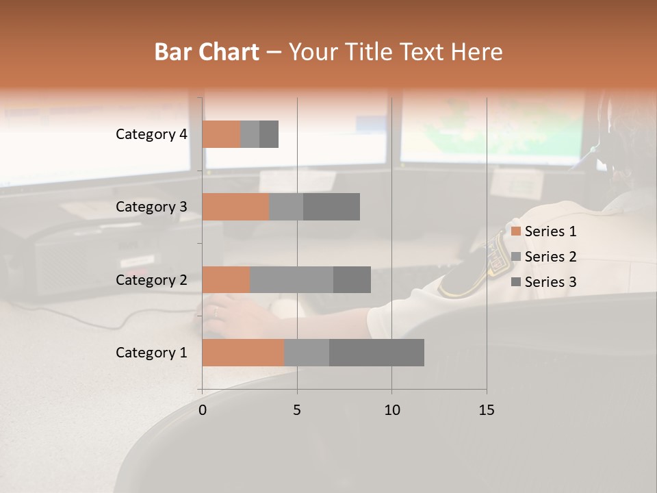 Foot Bridge Across Minnehaha Creek PowerPoint Template