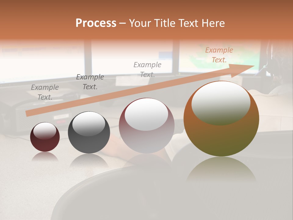 Foot Bridge Across Minnehaha Creek PowerPoint Template