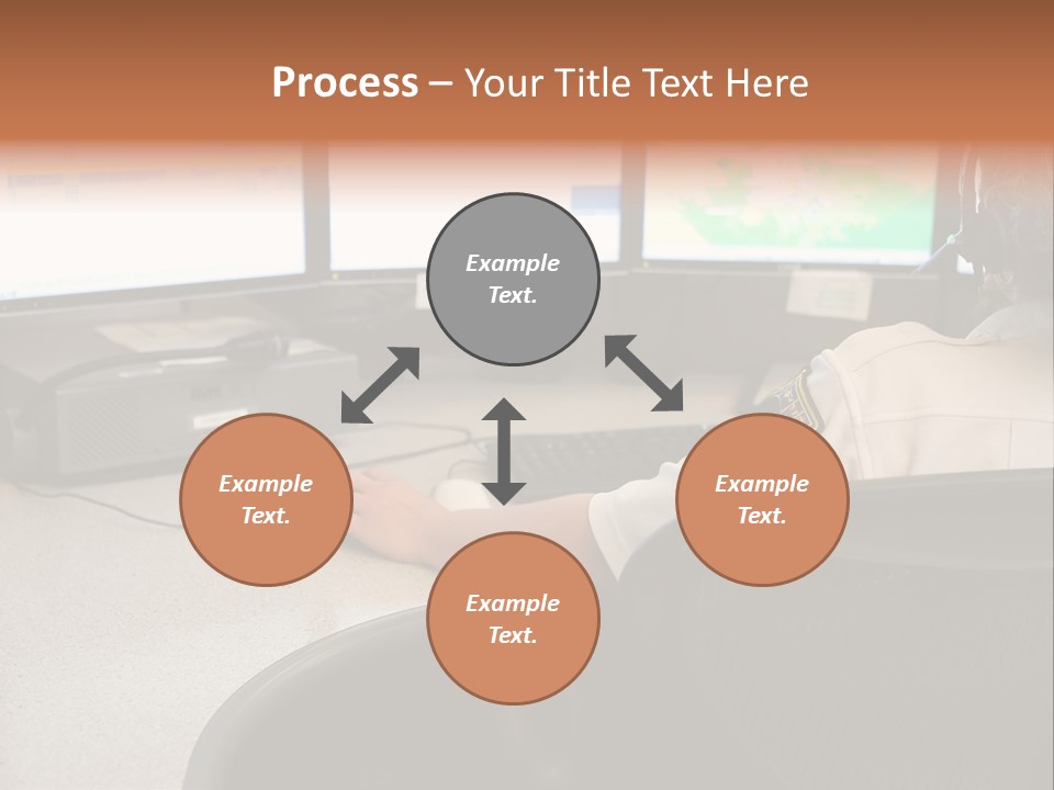 Foot Bridge Across Minnehaha Creek PowerPoint Template