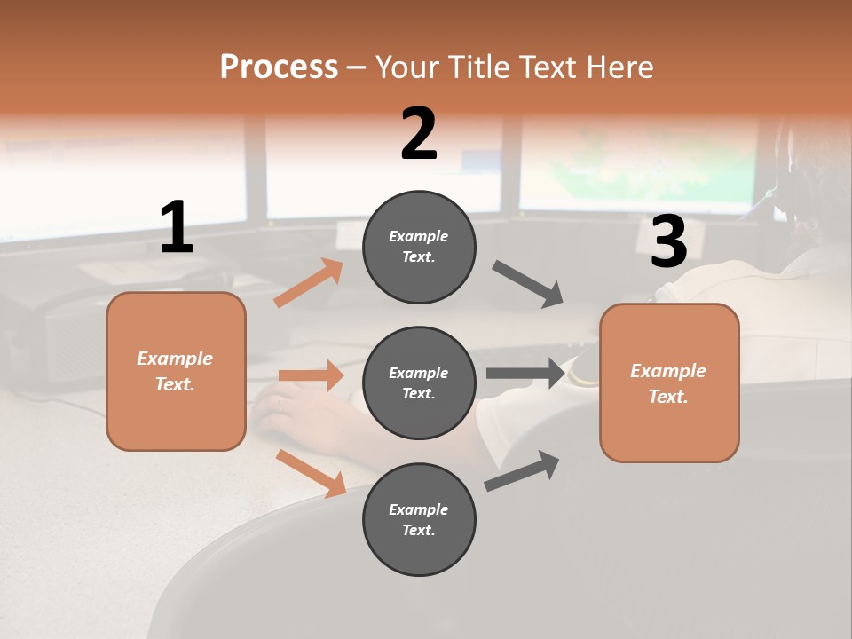 Foot Bridge Across Minnehaha Creek PowerPoint Template