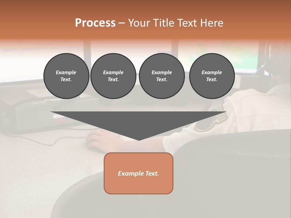 Foot Bridge Across Minnehaha Creek PowerPoint Template