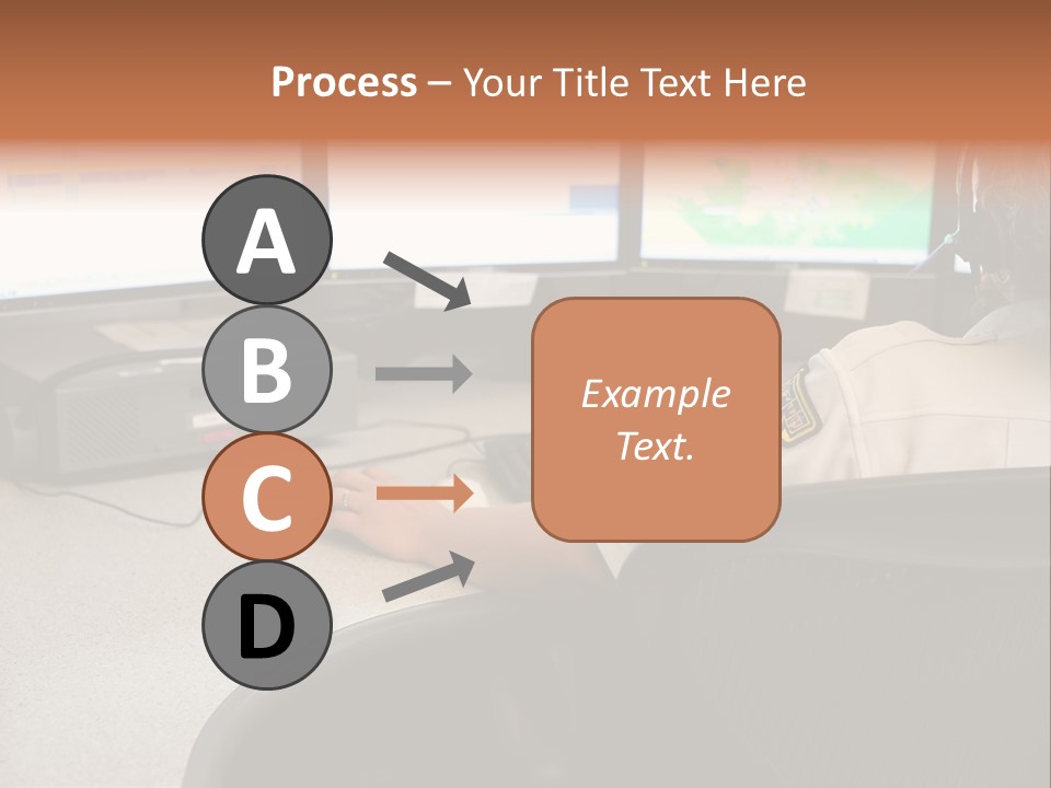 Foot Bridge Across Minnehaha Creek PowerPoint Template