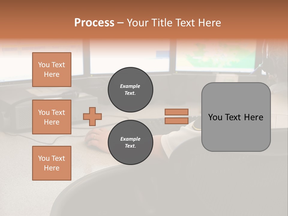 Foot Bridge Across Minnehaha Creek PowerPoint Template