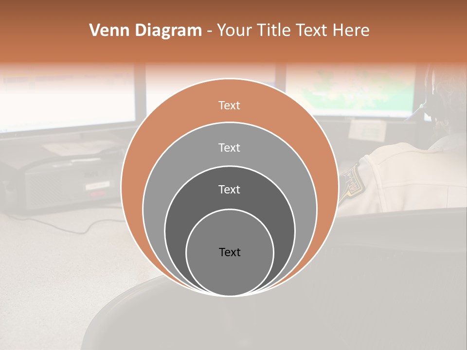 Foot Bridge Across Minnehaha Creek PowerPoint Template