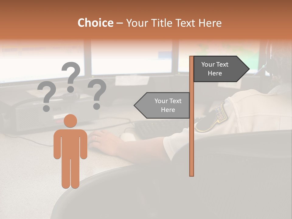 Foot Bridge Across Minnehaha Creek PowerPoint Template