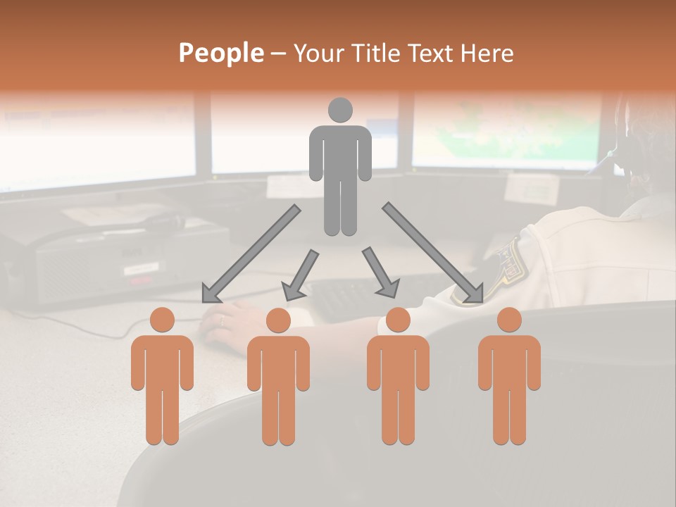 Foot Bridge Across Minnehaha Creek PowerPoint Template