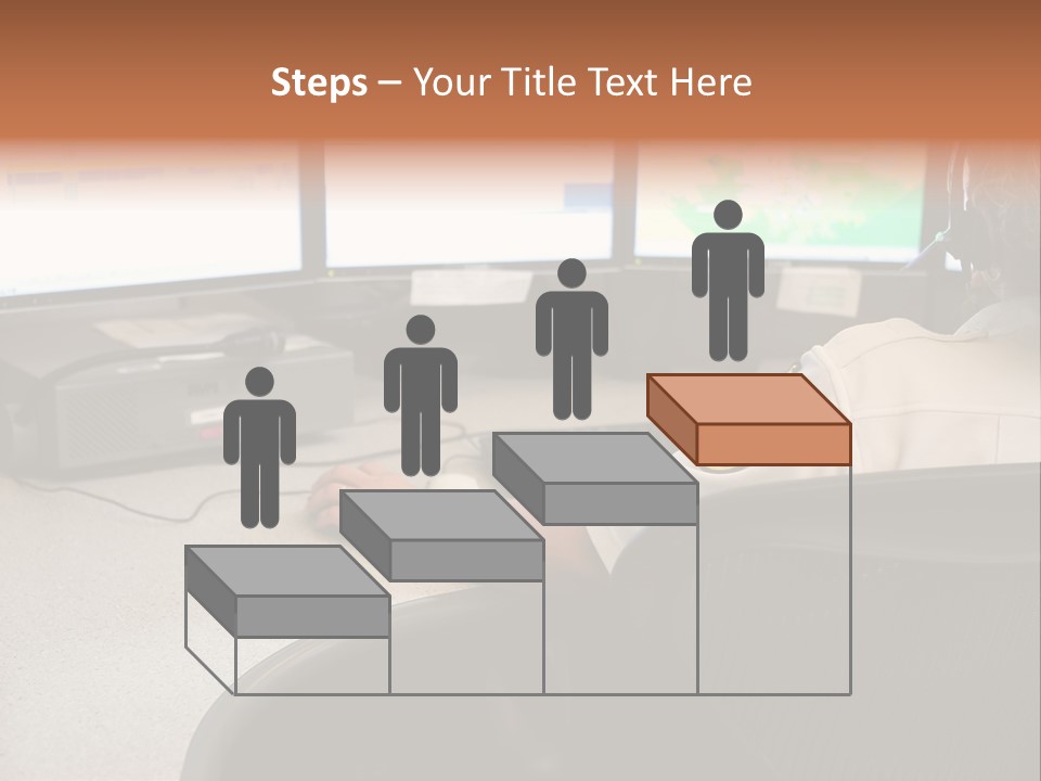 Foot Bridge Across Minnehaha Creek PowerPoint Template