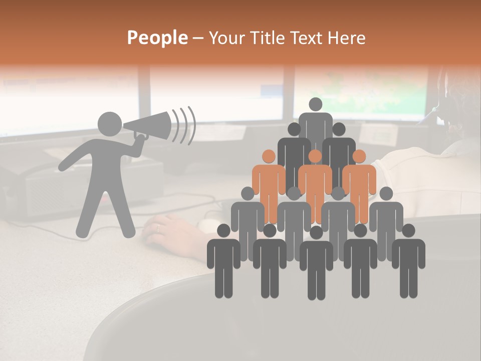 Foot Bridge Across Minnehaha Creek PowerPoint Template