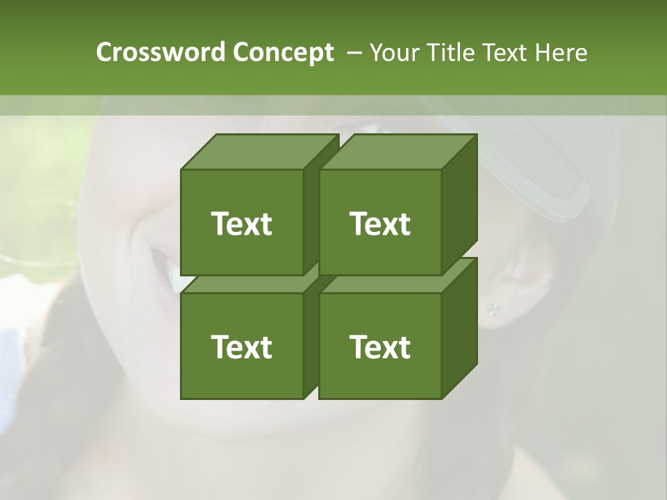 Hat Woman PowerPoint Template