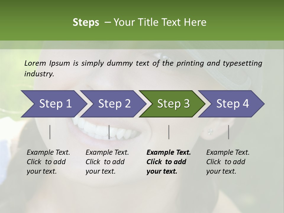 Hat Woman PowerPoint Template