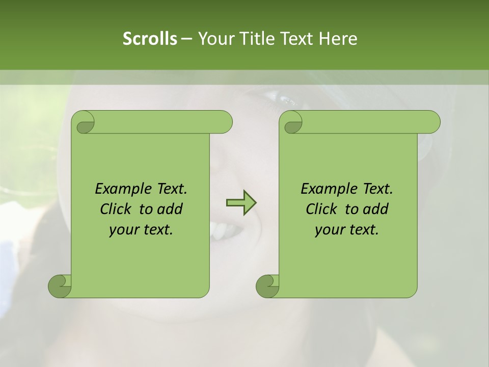 Hat Woman PowerPoint Template