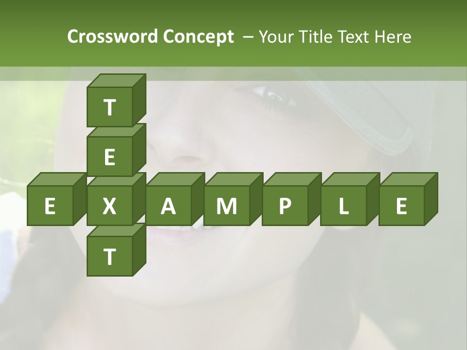 Hat Woman PowerPoint Template