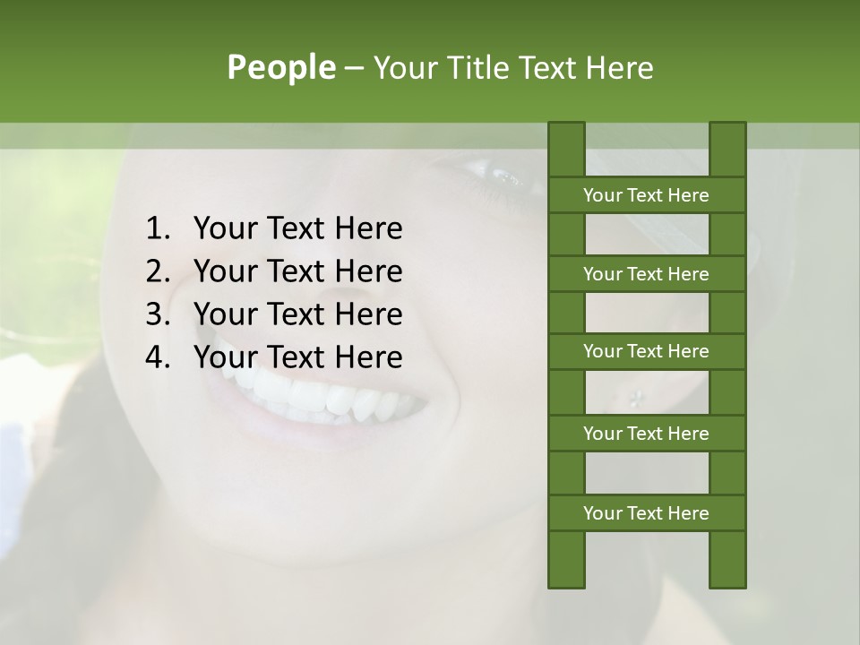 Hat Woman PowerPoint Template