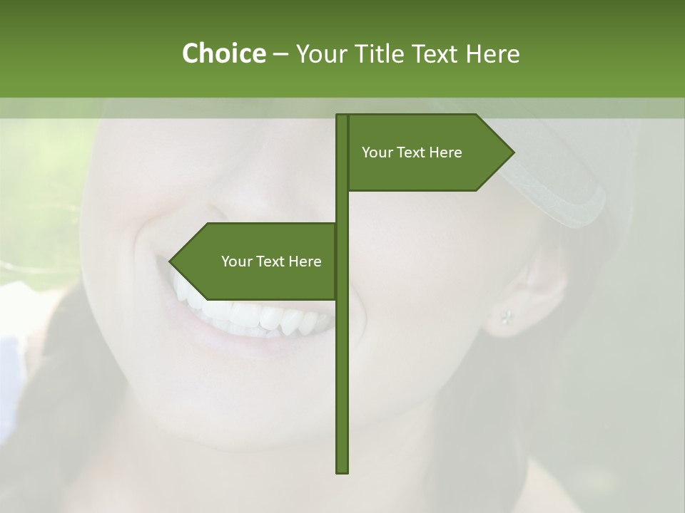 Hat Woman PowerPoint Template