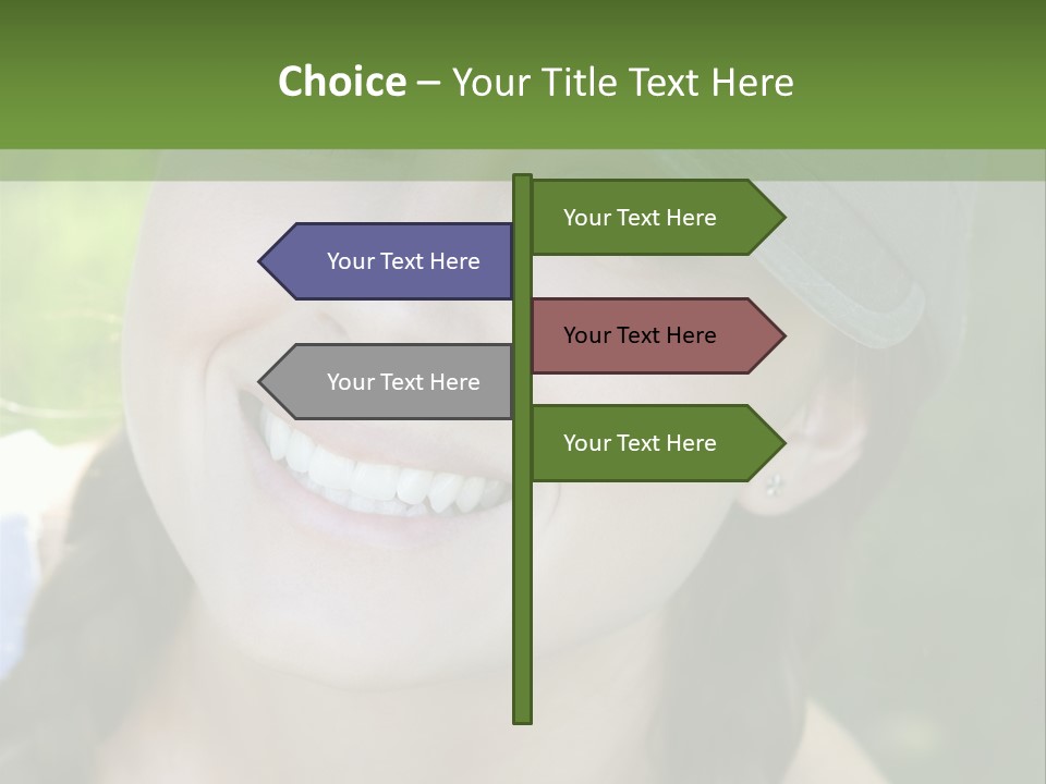 Hat Woman PowerPoint Template