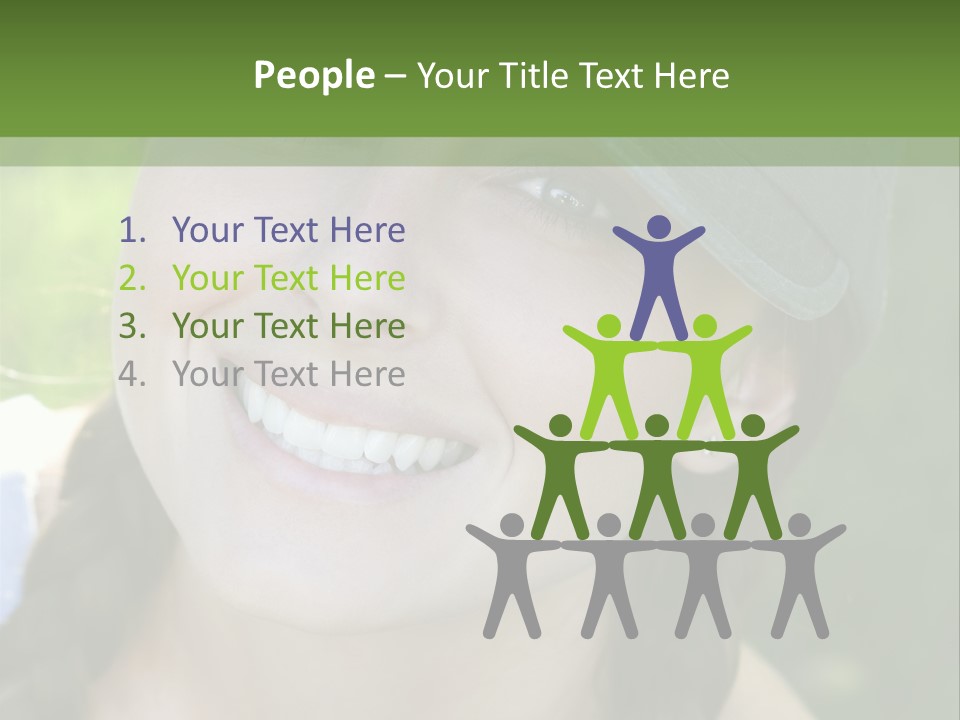 Hat Woman PowerPoint Template