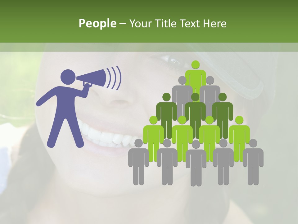 Hat Woman PowerPoint Template