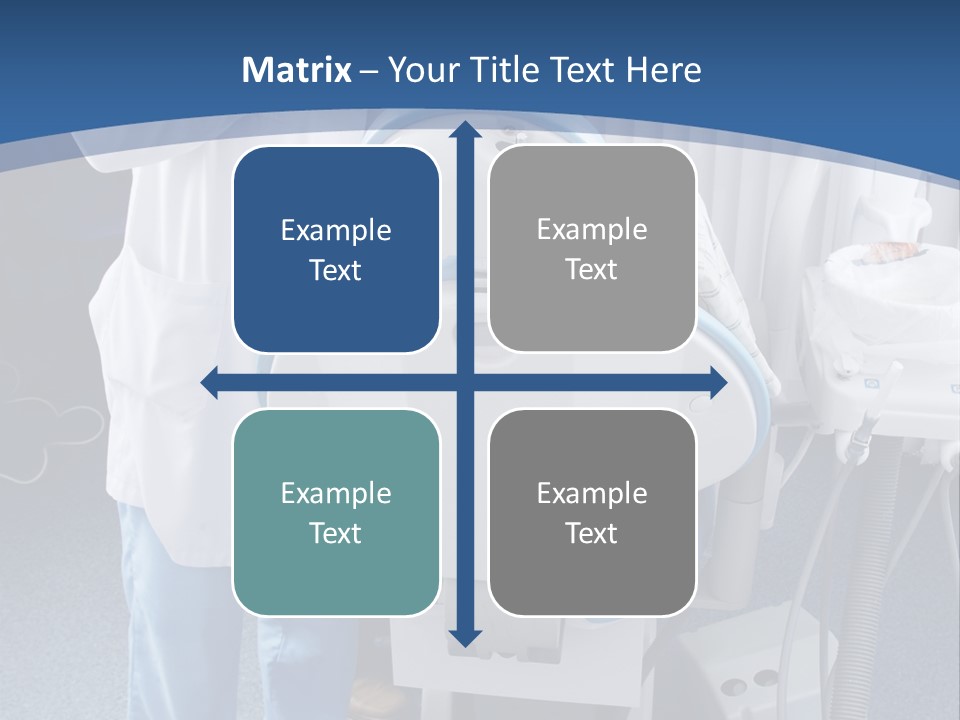 Dental Background: Work In Clinic (Operation, Tooth Replacement) PowerPoint Template