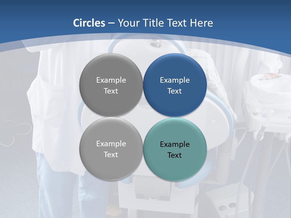 Dental Background: Work In Clinic (Operation, Tooth Replacement) PowerPoint Template