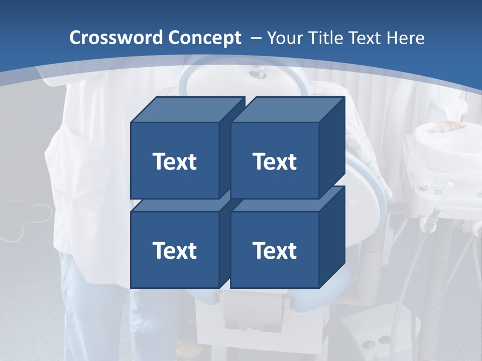Dental Background: Work In Clinic (Operation, Tooth Replacement) PowerPoint Template