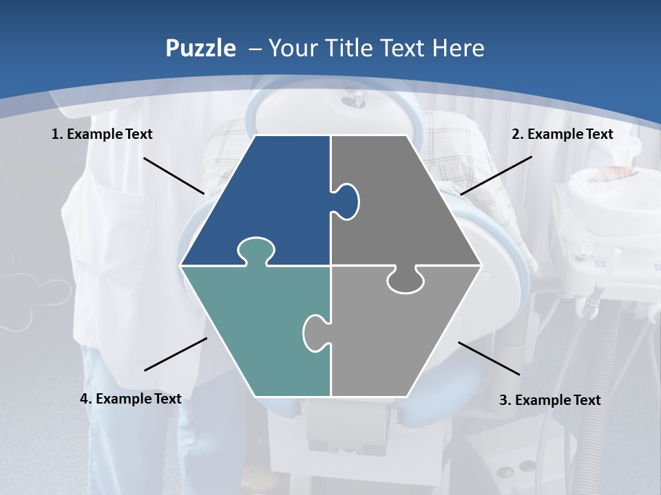 Dental Background: Work In Clinic (Operation, Tooth Replacement) PowerPoint Template