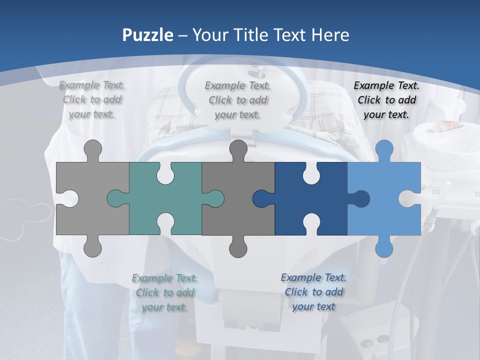 Dental Background: Work In Clinic (Operation, Tooth Replacement) PowerPoint Template