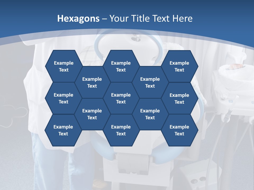 Dental Background: Work In Clinic (Operation, Tooth Replacement) PowerPoint Template