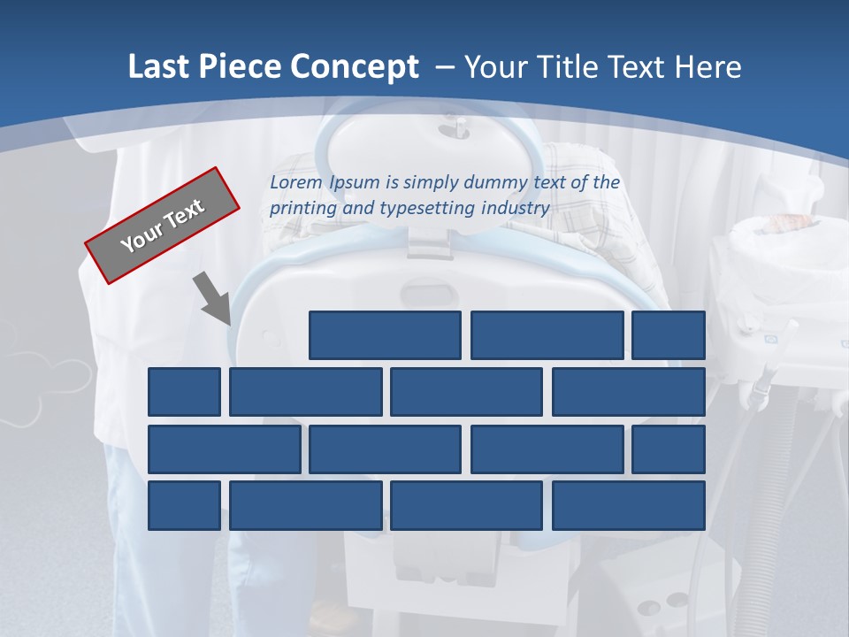 Dental Background: Work In Clinic (Operation, Tooth Replacement) PowerPoint Template