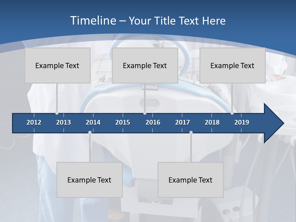 Dental Background: Work In Clinic (Operation, Tooth Replacement) PowerPoint Template