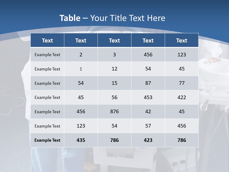 Dental Background: Work In Clinic (Operation, Tooth Replacement) PowerPoint Template
