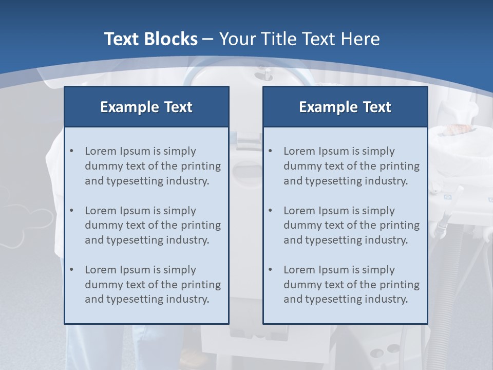Dental Background: Work In Clinic (Operation, Tooth Replacement) PowerPoint Template