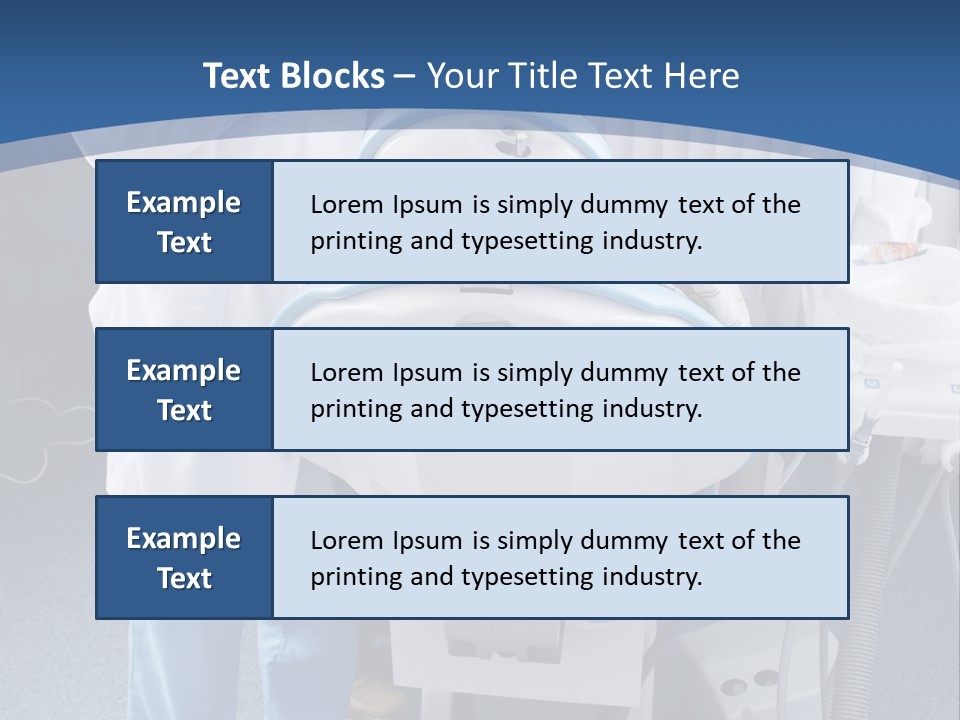 Dental Background: Work In Clinic (Operation, Tooth Replacement) PowerPoint Template