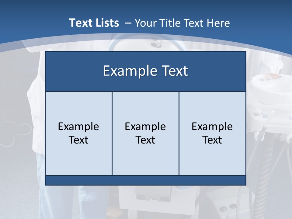 Dental Background: Work In Clinic (Operation, Tooth Replacement) PowerPoint Template