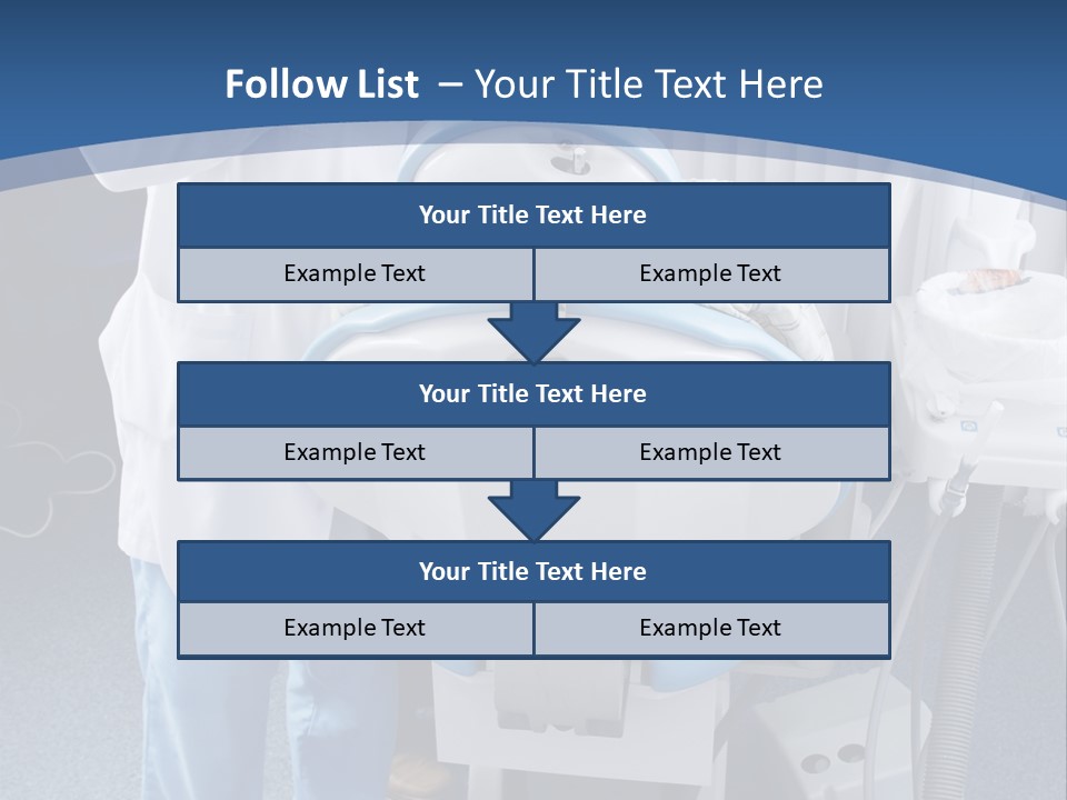 Dental Background: Work In Clinic (Operation, Tooth Replacement) PowerPoint Template